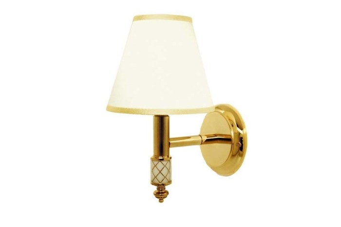 Бра gold, белое, Boheme Murano - 764