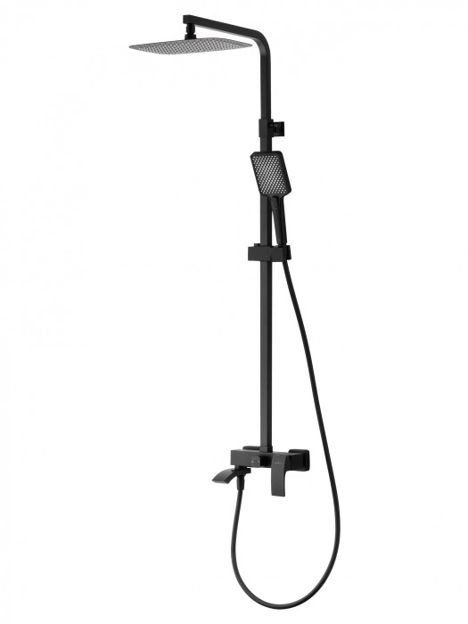 Душевая система, Wonzon &amp; Woghand Fit, WW-88739009-MB цвет: черный
