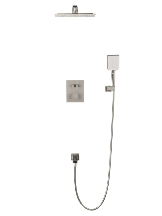Душевая система с термостатом встраиваемая, Wonzon & Woghand, WW-88929003-BN цвет: никель