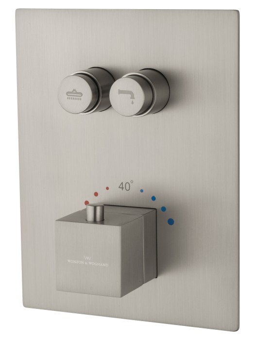 Душевая система с термостатом встраиваемая, Wonzon & Woghand, WW-88929003-BN цвет: никель