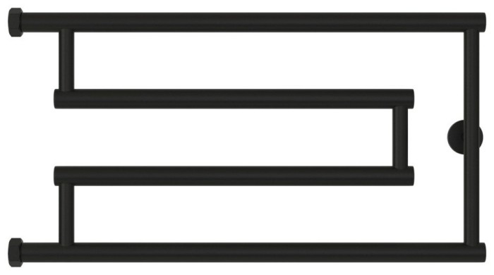Сунержа Водяной полотенцесушитель 320x650, High-Tech+, 31-4051-3265 цвет: матовый чёрный