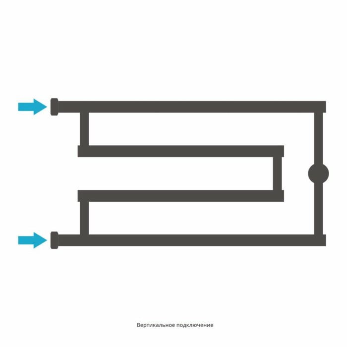 Сунержа Водяной полотенцесушитель 320x650, High-Tech+, 31-4051-3265 цвет: матовый чёрный