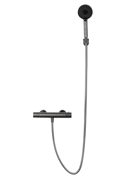 Смеситель для душа с термостатом, Wonzon & Woghand Inn, WW-B2029-A-BGG цвет: графит