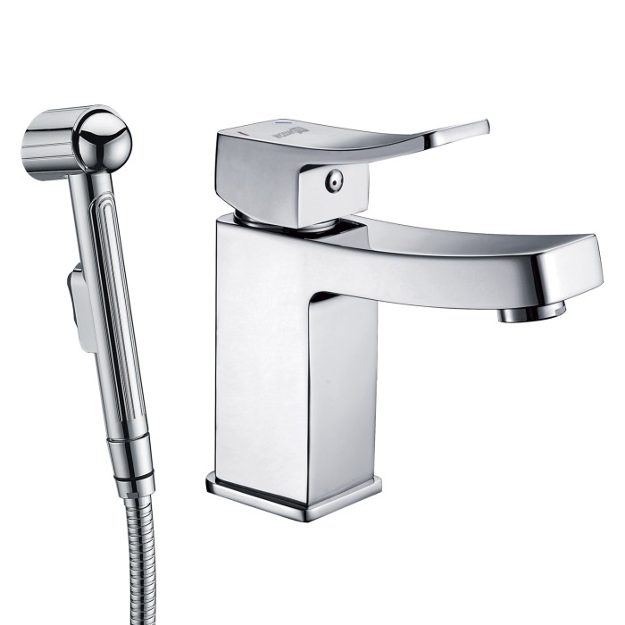 Смеситель для раковины с гигиенической лейкой Aller 1060 WasserKRAFT арт. 1068