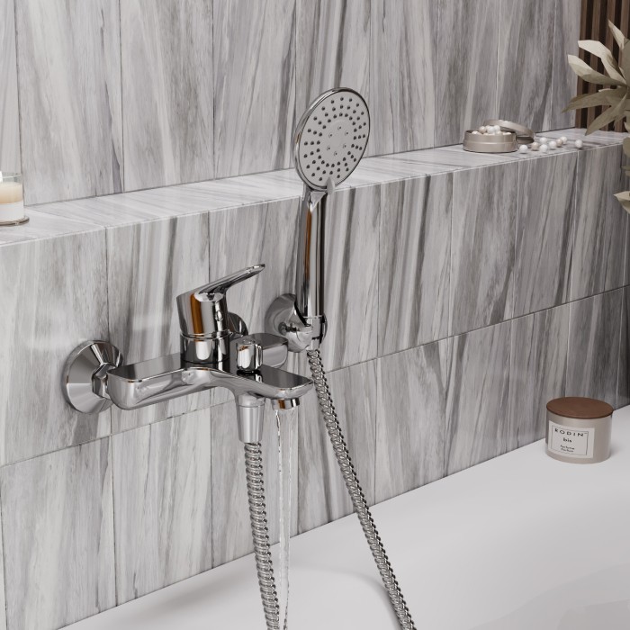 Смеситель для ванны с коротким изливом Lippe 4500 WasserKRAFT арт. 4501