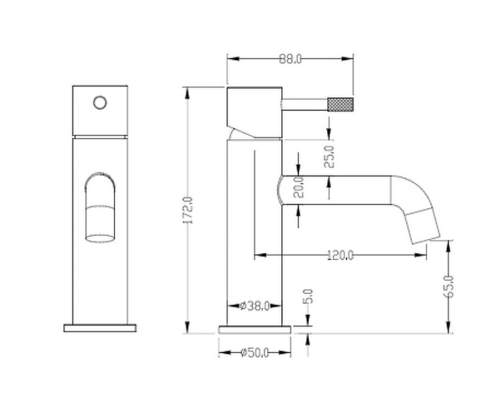 Смеситель для раковины, белый, Uno Boheme 461-MW
