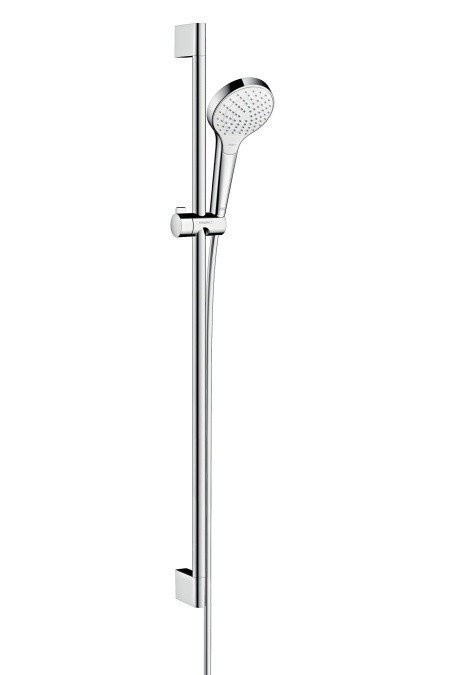 Душевой гарнитур Vario со штангой 90см Croma Select S Hansgrohe, белый, хром арт. 26573400