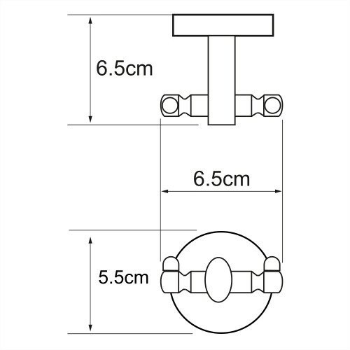 Крючок двойной WasserKRAFT Rhein K-6200 арт. K-6223D