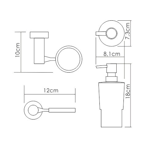 Дозатор для жидкого мыла WasserKRAFT арт. K-28299