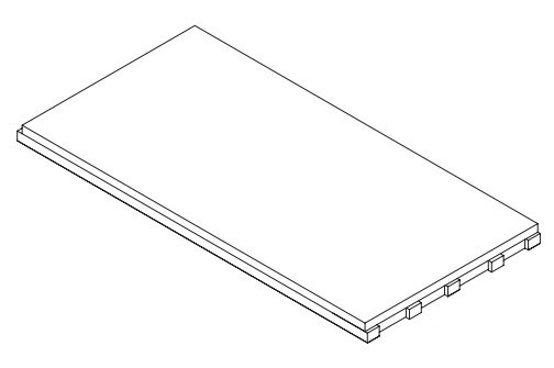 Керамогранит решётка фрэйм 25x50 Italon Decor Project арт. 620090000830