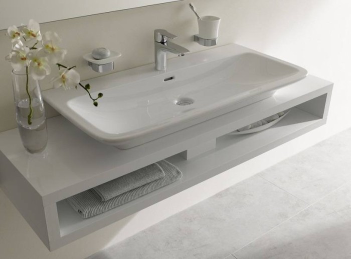 Раковина 100х45 см, накладная, MH TOTO, LW10069G цвет: белый