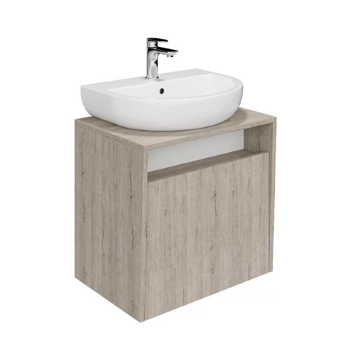 Тумба подвесная 1 ящик 60см, Pro Kerama Marazzi, белый - PRO.60.1\OAK.O