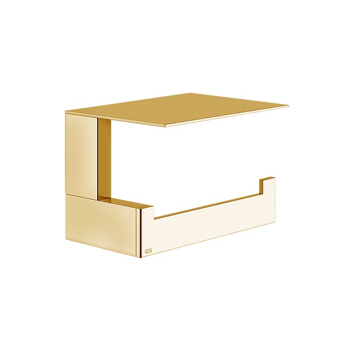 Держатель для туалетной бумаги с крышкой, Gessi Rettangolo, gold ccp арт. 20849#080