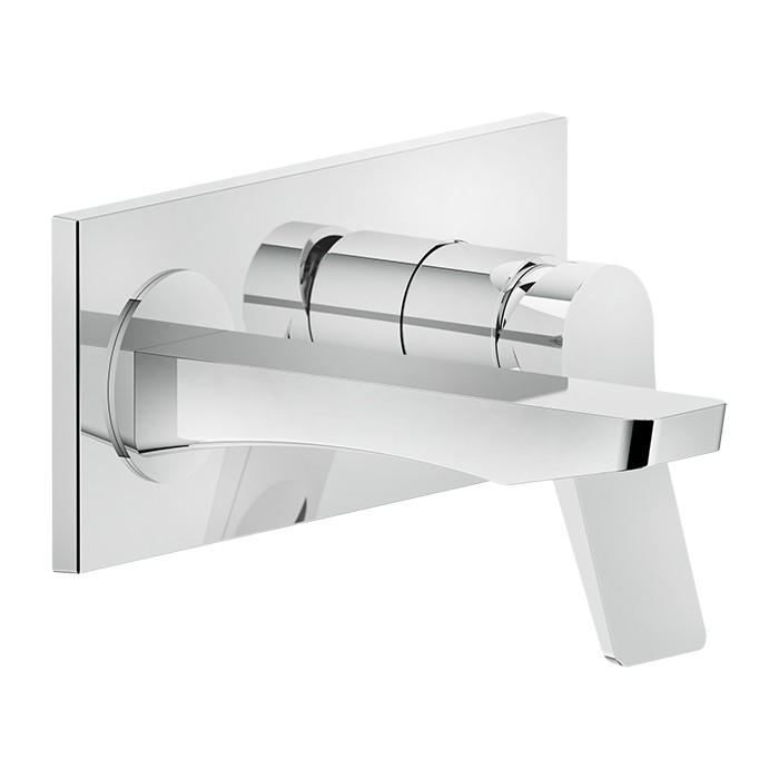 Встраиваемый смеситель для раковины с изливом 175мм, Gessi Rilievo, хром арт. 59092#031