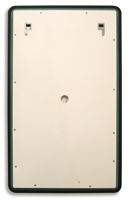 Зеркало 600х1000 сенсорный выключатель, подсветка с диммером, цвет черный, Azario Incanto - LED-00002538