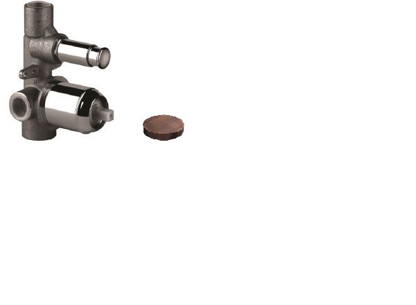 Встраиваемая часть для смесителя с переключателем, Giulini Built-in parts, медь матовая арт. 5266VROP