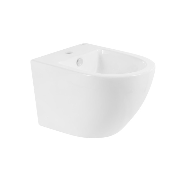 Биде подвесное, с крепежом BelBagno, глянцевый белый, Sfera-r арт. BB046BH