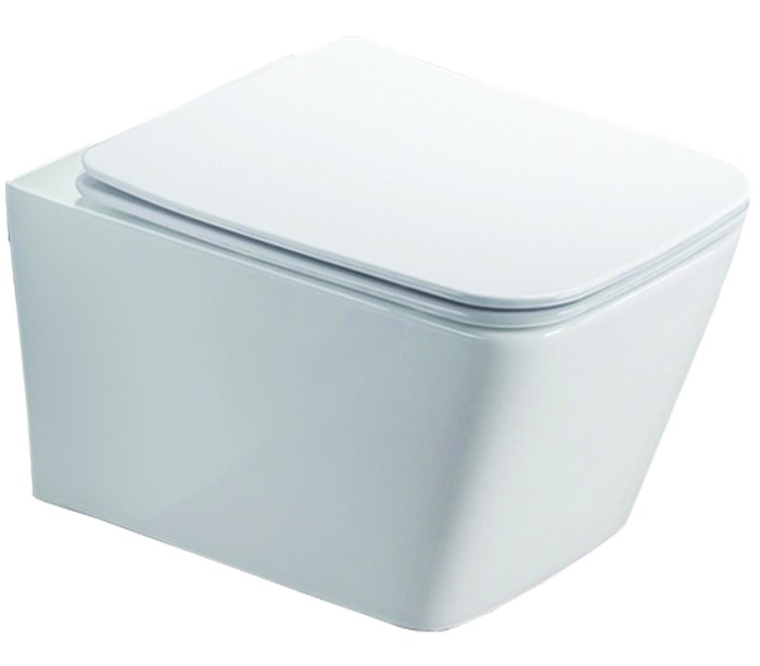 Готовый комплект инсталляция с панелью смыва + унитаз Nova с сиденьем микролифт+клавиша, хром глянцевый  Azario - AZ-8010-1000+AZ-8200-0011+AZ-2216 SP