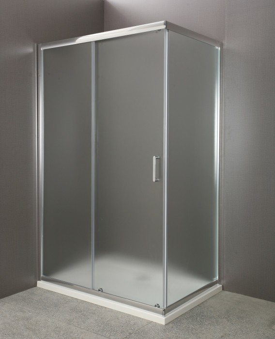 Душевой уголок 120x185 BelBagno, глянцевый хром, Uno арт. UNO-AH-1-120/80-P-Cr