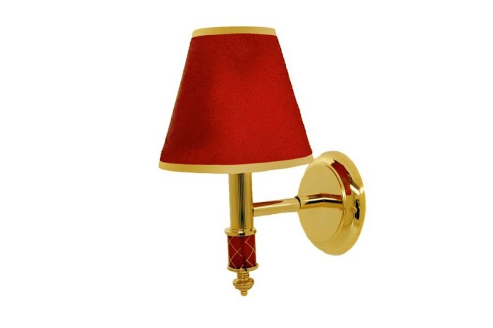 Бра gold, рубиновое, Boheme Murano - 765
