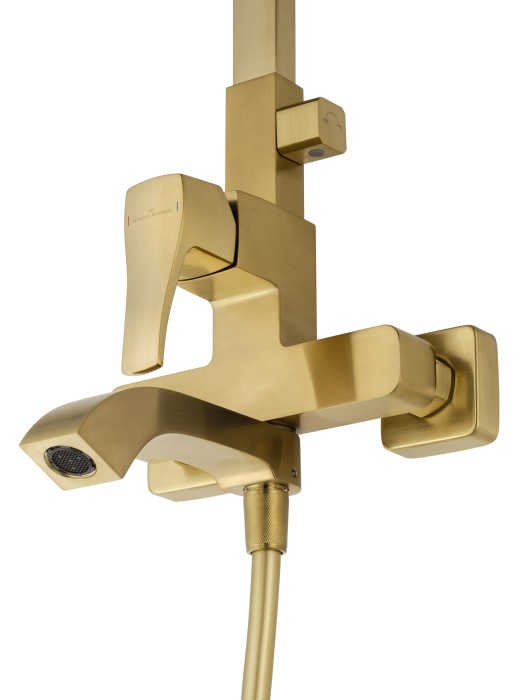 Душевая система, Wonzon & Woghand Flex, WW-88047072-BG цвет: золото