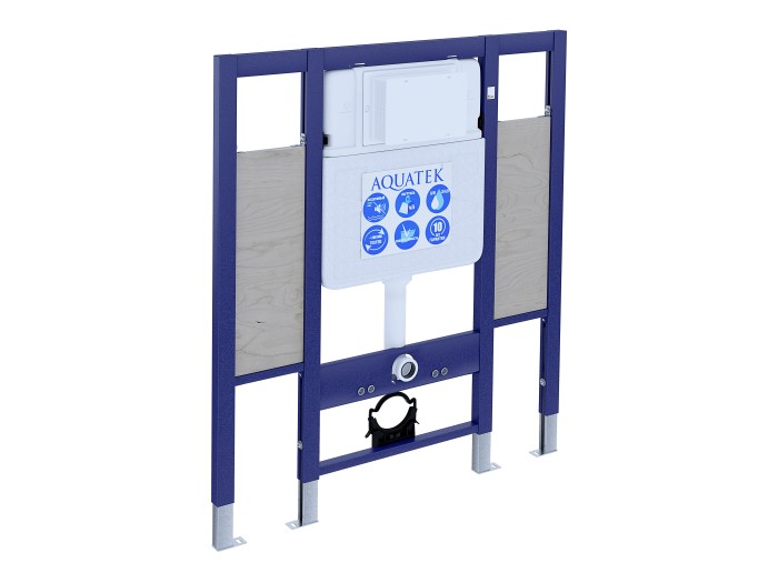 Инсталляция для подвесного унитаза для лиц с ограниченными возможностями (для установки поручней и опор) Aquatek Aquatek арт. INS-0000015