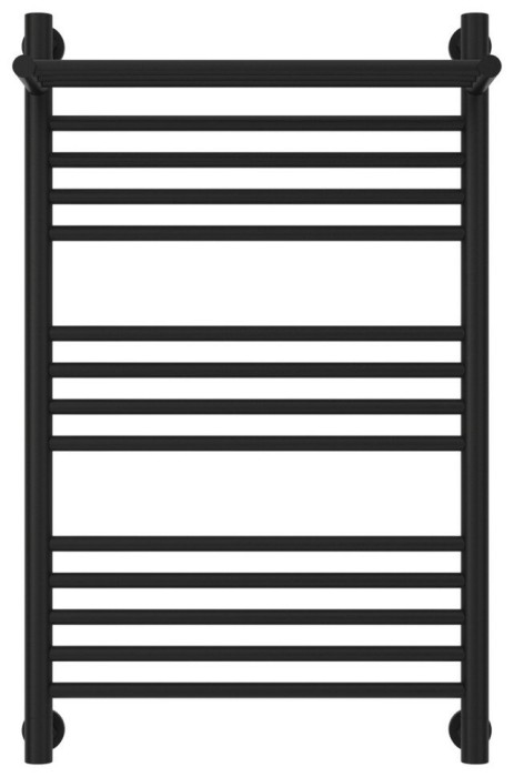 Сунержа Водяной полотенцесушитель 800x500, Богема+ с 1 полкой, 31-0223-8050 цвет: матовый чёрный