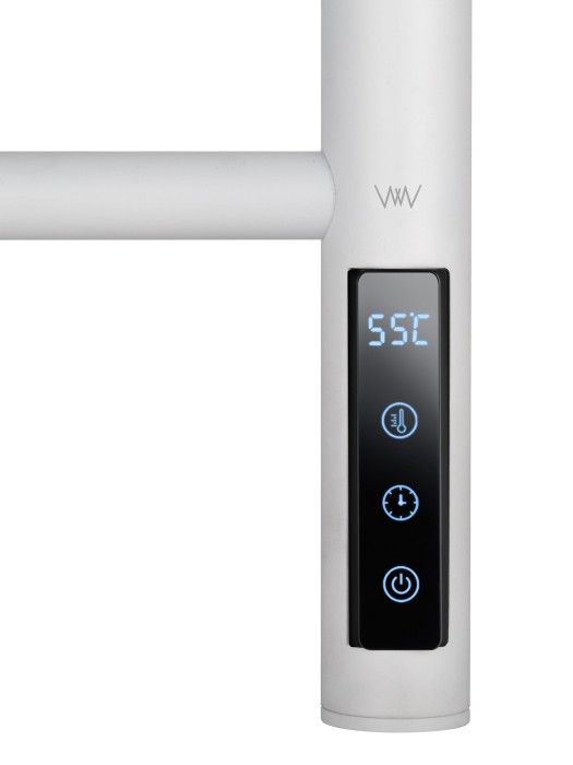 Полотенцесушитель электрический, Wonzon & Woghand Bonn, WW-AL409-MW цвет: белый