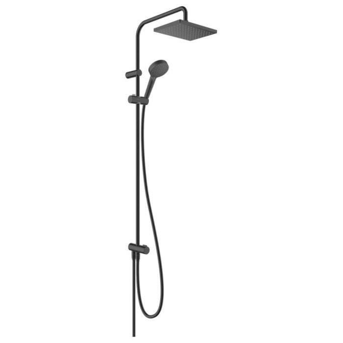 Душевая система Reno с переключателем потоков Vernis Shape Hansgrohe, черный арт. 26282670