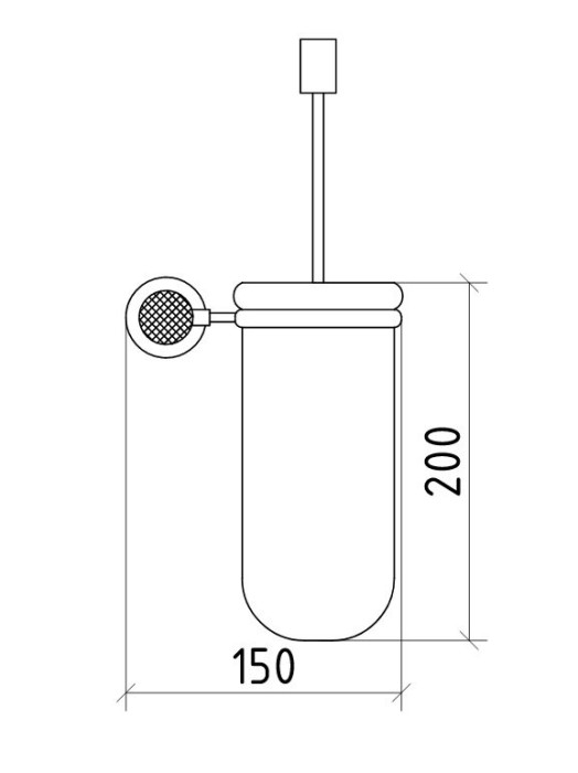 Ершик, Royale cristal, Boheme 10933-BR