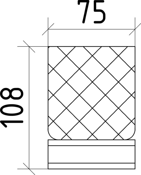 Стакан для зубных щеток, Royal cristal, Boheme 10931-CR
