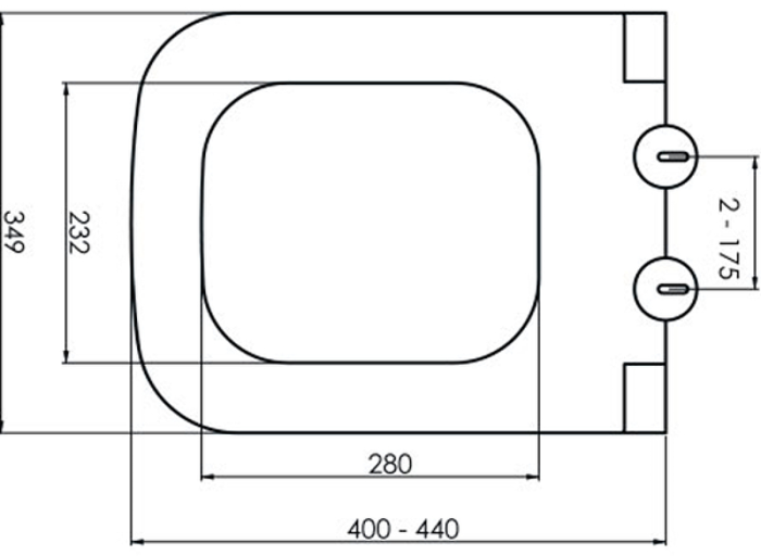Крышка для унитаза, soft-close, белый, Bello Boheme 975-W