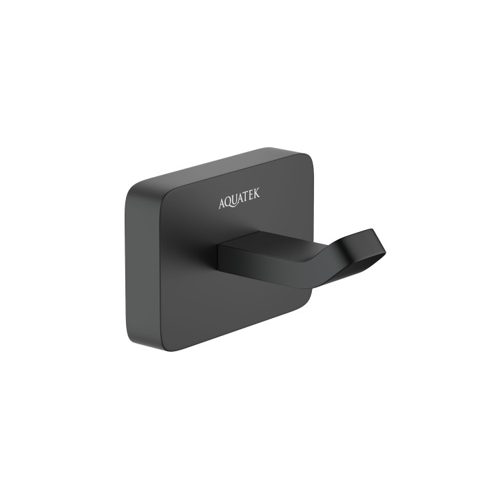 Крючок для полотенец, Aquatek Либра, черный арт. AQ4301MB