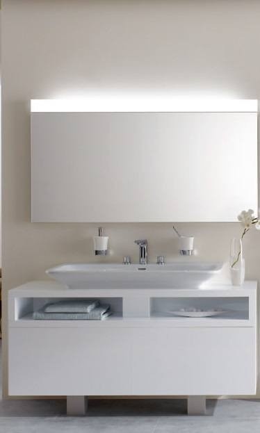 Раковина 100х45 см, накладная, MH TOTO, LW10417G цвет: белый