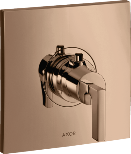 Термостат для душа HighFlow Citterio Axor, полированное красное золото арт. 39711300