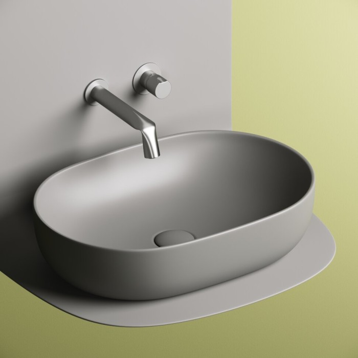 Накладная раковина Ceramicanova Element, серый арт. CN6047MH