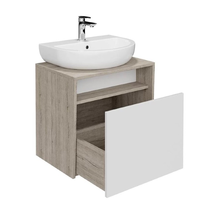 Тумба подвесная 1 ящик 60см, Pro Kerama Marazzi, белый - PRO.60.1\WHT