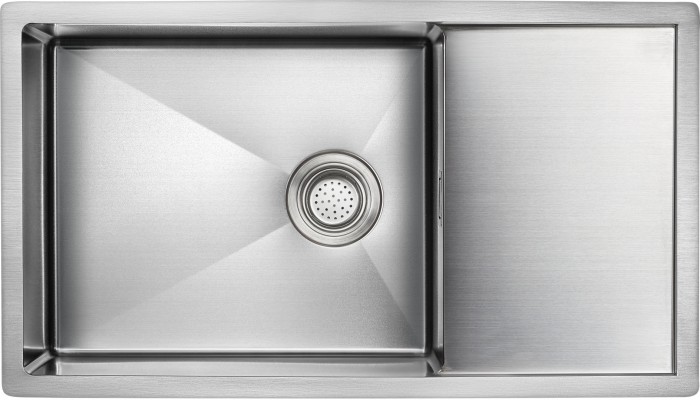 Мойка для кухни нержавеющая 780х440мм Paulmark PLATTE, брашированная нерж.сталь - PM807844-BS