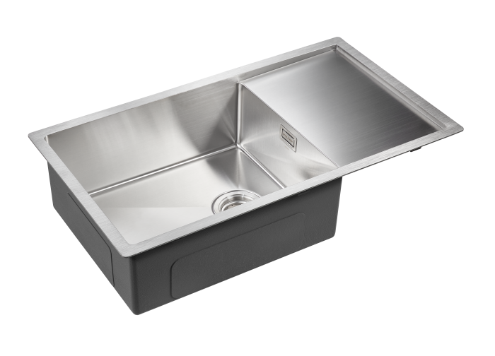 Мойка для кухни нержавеющая 780х440мм Paulmark PLATTE, брашированная нерж.сталь - PM807844-BS