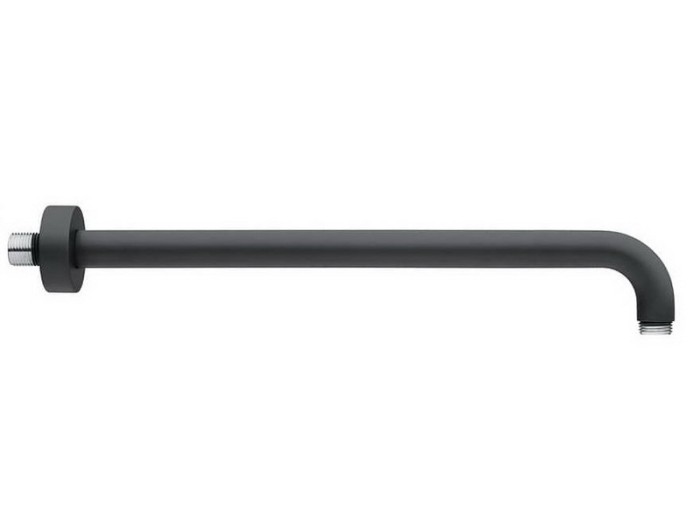 Душевой кронштейн из латуни, длина 350мм, Giulini Wellness, черный матовый арт. 1751-35NO