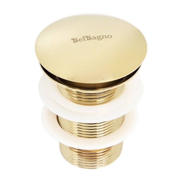 Донный клапан BelBagno, глянцевый золото, арт. BB-SC-ORO
