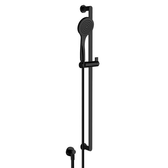 Душевой гарнитур, с ручным душем, шланг 1,5м и вывод воды, Gessi Emporio shower, black xl арт. 47264#299