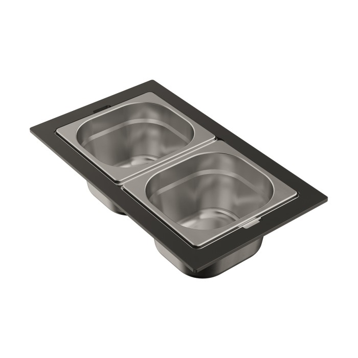 Контейнер Omoikiri DC-04-2-IN, 4999084 цвет: нержавеющая сталь