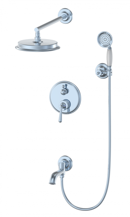 Душевая система встраиваемая, Wonzon &amp; Woghand Steam, WW-88939008-CR цвет: хром