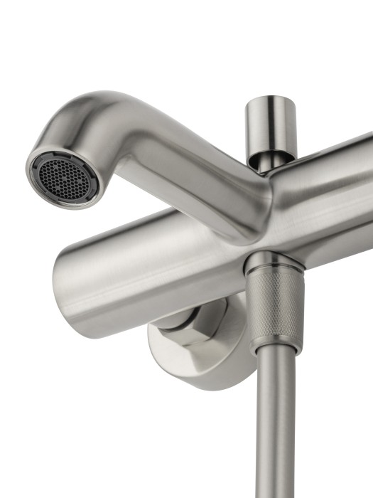 Смеситель для ванны с душем, Wonzon & Woghand Stick, WW-88639017-BN цвет: никель