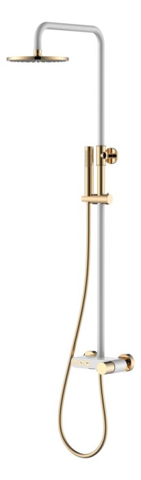 Стойка для душа white diamond gold, Boheme Stick - 128-WG