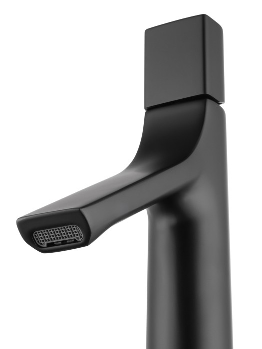 Смеситель для раковины высокий, Wonzon & Woghand The one, WW-H1011-MB цвет: черный
