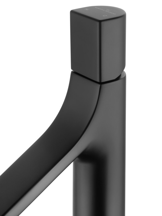 Смеситель для раковины высокий, Wonzon & Woghand The one, WW-H1011-MB цвет: черный