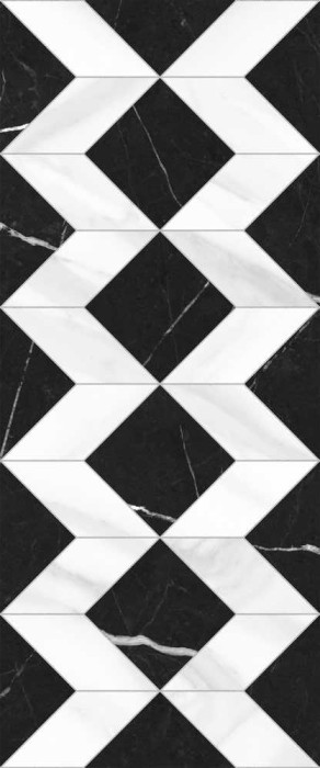 Плитка gt черный 3 25x60 GLOBAL TILE Aurora арт. 10100000450