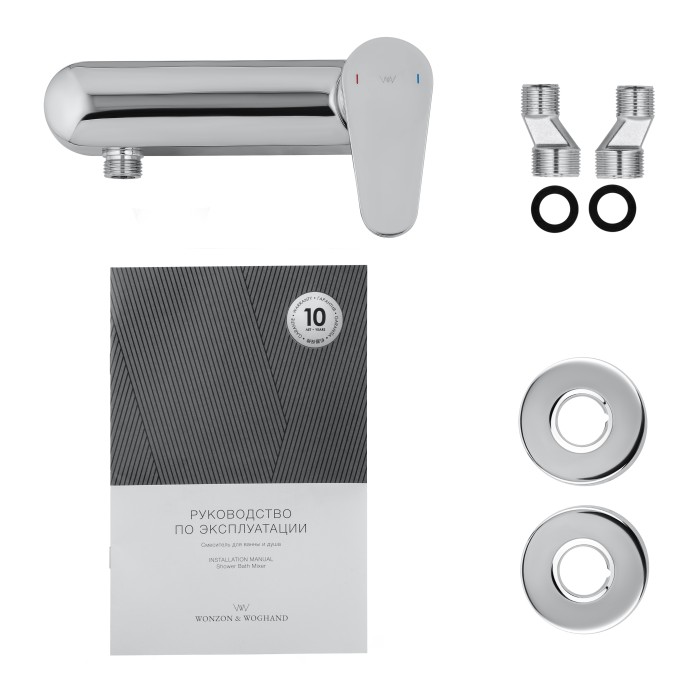 Смеситель для душа, Wonzon & Woghand Balance, WW-054101-CR цвет: хром